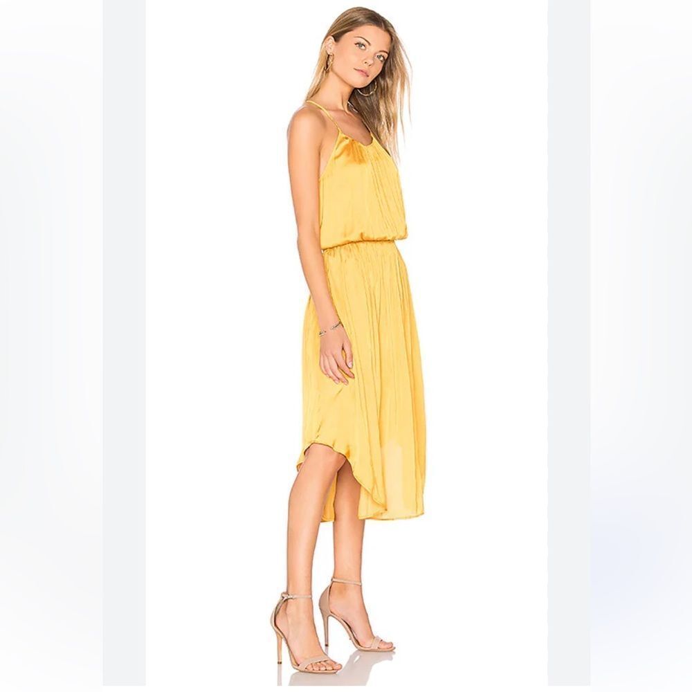 Halston Heritage Elegant Yellow Women's Dress, M